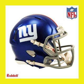 NEW YORK GIANTS OFFICIAL NFL MINI SPEED FOOTBALL HELMET by RIDDELL