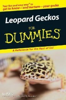 Leopard Geckos for Dummies by Liz Palika (2007, Paperback)