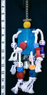  DICE DOMINO Parrot Toys by A Bird Toy