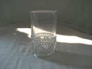 Vintage pressed glass spooner or vase