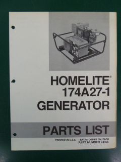 homelite generator parts in Outdoor Power Equipment