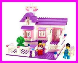 Girl Sweet Home with Minifigures Family Dollhouse Building Block Brick 
