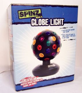 GLOBE DISCO LIGHT BALL SPECIAL FX ROTATES 12 w/ STAND