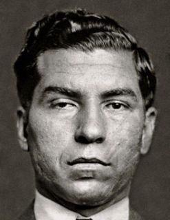 LUCKY LUCIANO GANGSTER ITALIAN MOBSTER ORGANIZED CRIME SYNDICATE MAFIA 