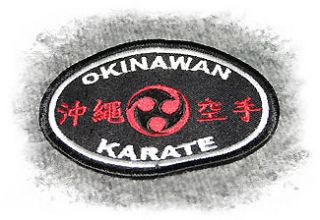   Okinawan Karate Patch   Martial Arts China Oriental Ryu mma shield