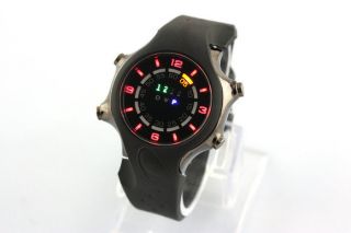 Cheap Black Silicone Binary LED Watch Mens Sport Diving Digital Watch