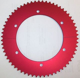 63 Rear Split Sprocket #35 Chain Go Kart Racing   Red