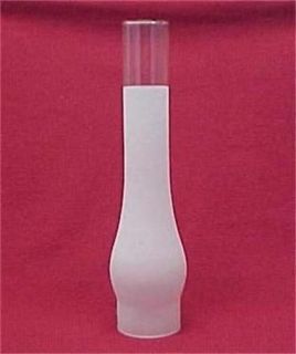 Frosted Glass 2 5/8 X 14 inch Kerosene Oil Lamp Chimney Rayo Central 
