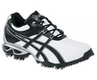 Asics Gel Linksmaster White/Black/Si​lver Mens Golf Shoes