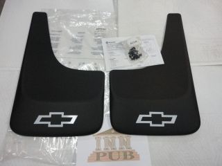  Molded Mud Flaps Bow Tie Logo OEM new (Fits More than one vehicle
