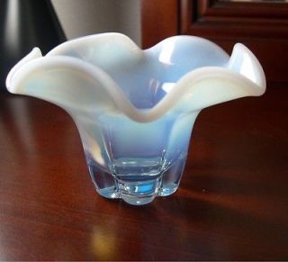 small glass candle holder