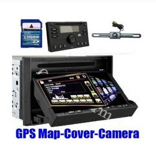 GPS Navigation 2Din 7 Digital Touch Screen Car CD/DVD Player FREE Map 