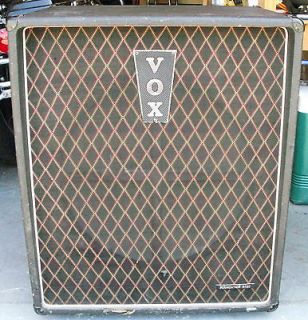 1965/1966 Vox Foundation Bass 1 X 18 Speaker Cabinet Sounds Great 