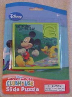 Disney Mickey Mouse Clubhouse Slide Puzzle, NEW