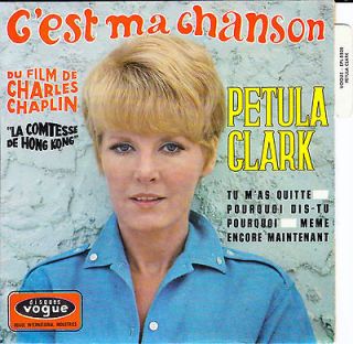 PETULA CLARK   THIS IS MY SONG   7 EP & PICTURE SLEEVE   FRANCE   EX 
