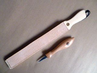   ~Woodworkers~Leather~Bench Strop~Sharpen~Knives~Gouges~Chisels~Razors