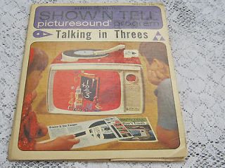   Picturesound Program Talking In Threes 1964 General Electric ST 617