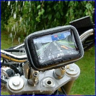 Sat Nav GPS Case Cover Holder For Motor cycle Bike with Waterproof 