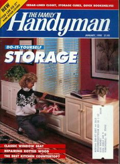   Handyman Magazine Storage/Classi​c Window Seat/Kitchen Countertop