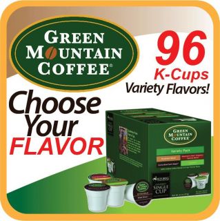 NEW Keurig Green Mountain Variety Coffee K Cups   96 Count