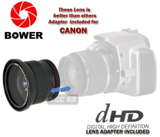 Super Wide Angle FISH EYE Lens MACRO FOR Canon EOS 7D 60D 50D 40D 30D 