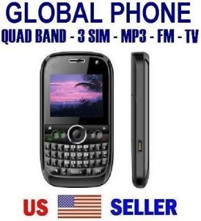 INTERNATIONAL UNLOCKED GSM Quad Band, Cell Phones w/ , TV / FM & 3 
