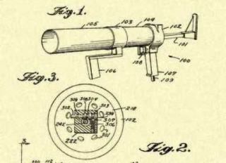 Fire Extinguisher Grenade Launcher US Patent Print_P211