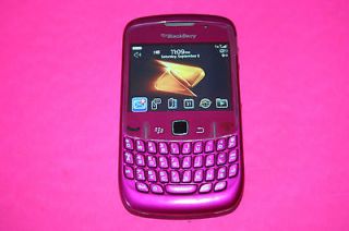   MOBILE BLACKBERRY CURVE 8530 CELL PHONE PINK 2MP WiFi CDMA GPS CURVE 2