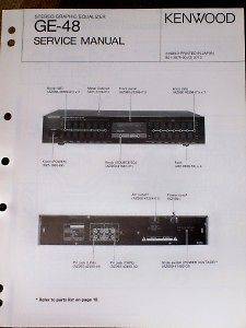 kenwood graphic equalizer in TV, Video & Home Audio