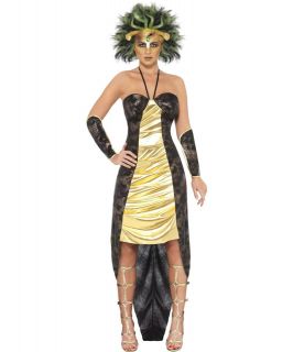 Medusa Ladies Sexy Greek Mythology Halloween Fancy Dress Party Costume 