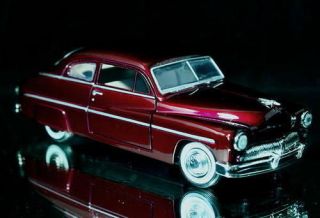 1949 Mercury Coupe MOTORMAX Diecast 124 Scale   Metallic Red