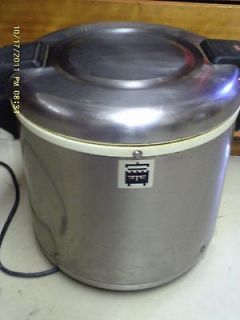 COMMERCIAL ELECTRIC RICE WARMER 23 QT 120V NSF STAINLESS STEEL