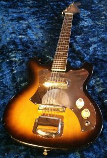   1960s Audition Electric Guitar   Made in Japan   Set up for Slide