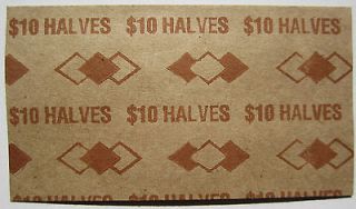 200 COIN WRAPPERS FOR HALF DOLLAR COINS     HALVES   50 CENT PIECES