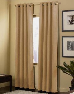 Panels Grommet Solid Micro suede Curtain Window Covering Panel New