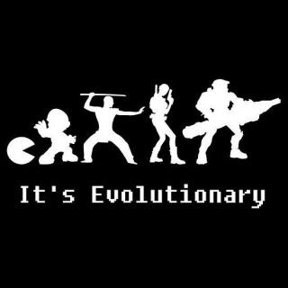 Evolution of HAlo Its Evolutionary Cool Design Gaming TShirt All 