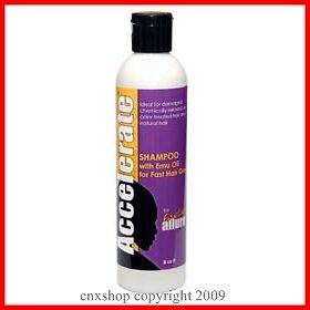 ACCELERATE Emu Oil Shampoo Fast Black Hair Growth 8oz