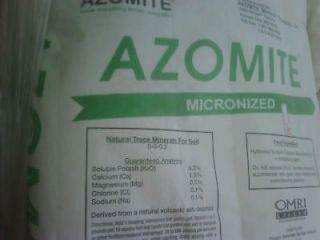 44 LBS Azomite Organic Trace Mineral Fertilizer Powder