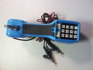 Blue Harris TS21 Butt Set Telephone Tester and Cord