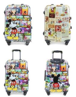 Disney Mickey Minnie Donald Duck Luggage Bag handbag Trolley Roller 
