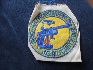   GERMANY J.G. ANSCHUTZ / ULM JAGQ UND SPORTWAFFEN Machine embroidery