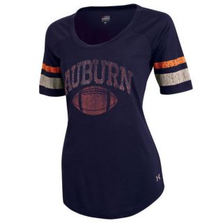 Auburn Tigers Womens Under Armour Legacy Boyfriend Jersey T Shirt