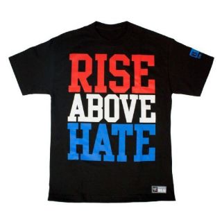 WWE JOHN CENA RISE ABOVE HATE T SHIRT YOUTH OFFICIAL AUTHENTIC NEW