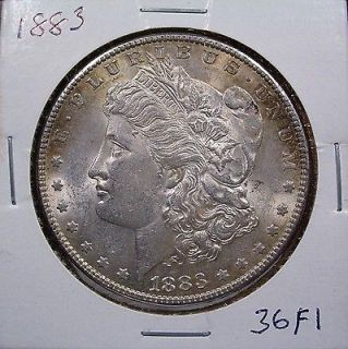 1883 morgan silver dollar in 1878 84