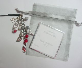   of Grey Inspired Mobile Phone/Bag Charm Gift Bag & Tag Christmas Gift