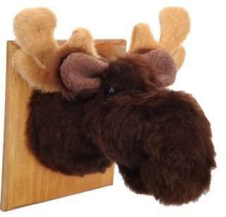   our Smallest Stuffed Fair Game Moose Head Trophy Mount Made in Maine