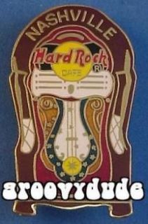 Hard Rock Cafe Pin NASHVILLE Antique JUKEBOX Series HRC New Mint Lapel 