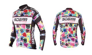 Sobike Cycling Fleece Thermal Long Jersey Winter Jacket Magic Cube