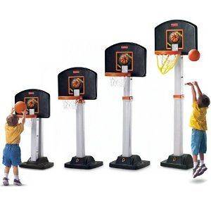 New Fisher Price I Can Play Grow to Pro Basketball Goal Hoop Set Fun 