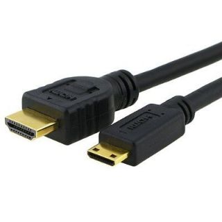   Plated Premium HDMI to Mini HDMI M/M to Male Cable Cord Type A to C